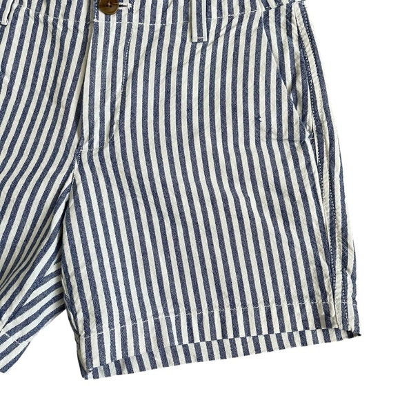 Gap City Blue Striped Women's Shorts Size 0 Summer Casual - Picture 3 of 8